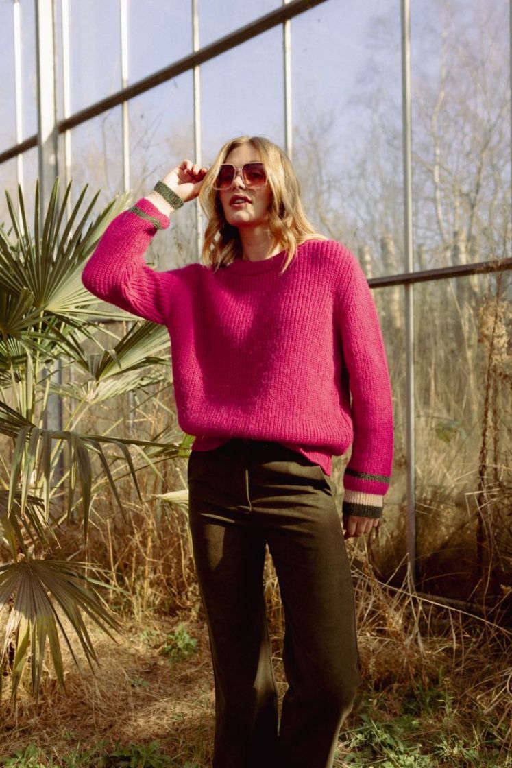 SWEATER BIBI FUXIA