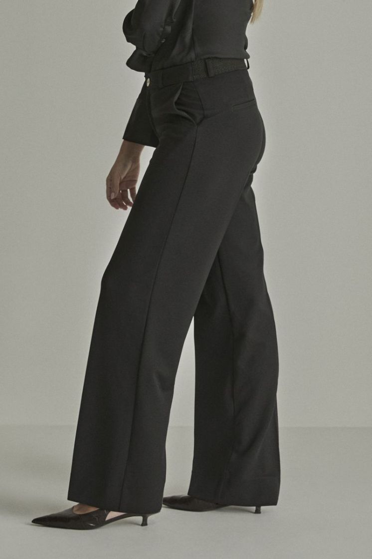 Mira (Elastic) Twill Jersey black